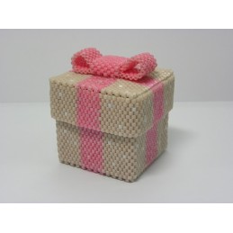 編織帶-123(粉色禮物盒)